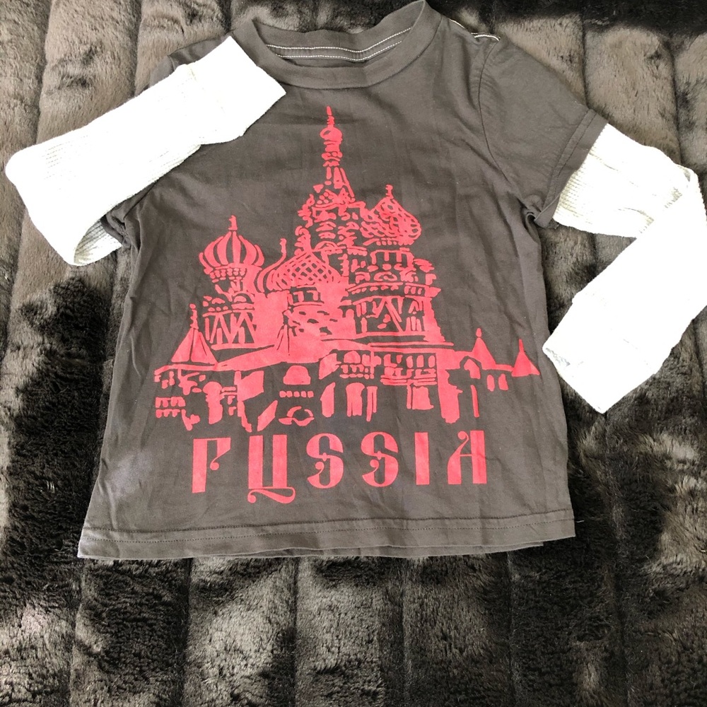 🇷🇺PEEK faux layered tee